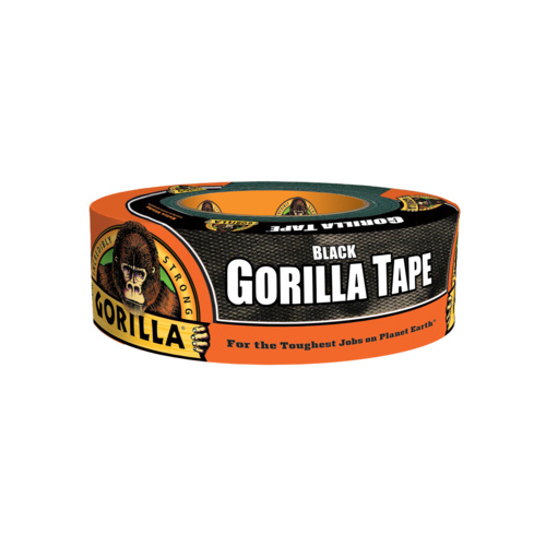 Gorilla 105629 6035060 Duct Tape, 35 yd L, 2 in W, Black