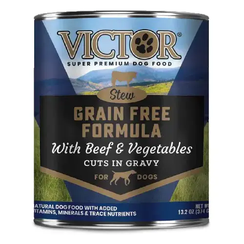 Victor Grain-Free Beef & Vegetables Entree in Gravy Canned Dog Food - 13.2oz