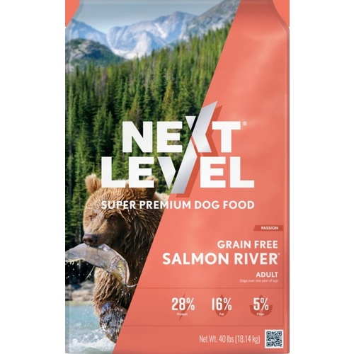 Next Level Grain Free Salmon River 40 Pound Bag