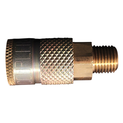 Compression Coupler, T-Style, Male, 1/4-In. NPT