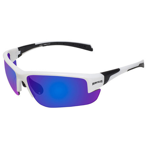 Blue Lense G-Tech Safety Glasses - Hercules 7 GT White with Blue Lenses