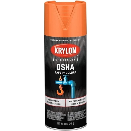KRYLON 2410 OSHA Paint Safety Orange Aerosol