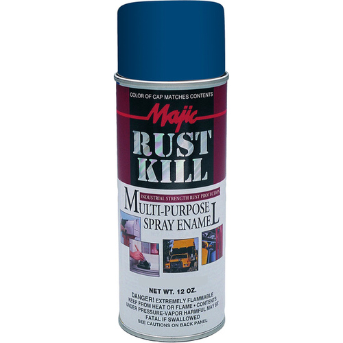 Rust Kill Multi-Purpose Spray Enamel - Royal Blue