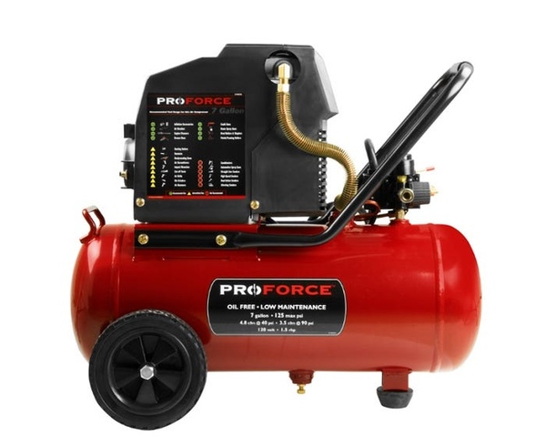 MAT INDUSTRIES LLC VPF1580719 Pro-Force 7-Gallon Oil Free Air Compressor with Kit