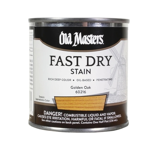 Old Masters 60216 Old Masters Fast Dry Stain - Golden Oak - 1/2 Pint