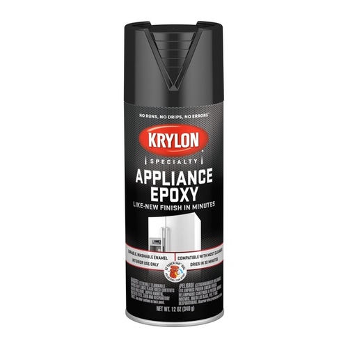 KRYLON 3206 Krylon Appliance Epoxy Paint Black Aerosol