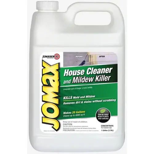 JOMaX House Cleaner and Mildew Killer, 1 gal, Liquid, Vinegar