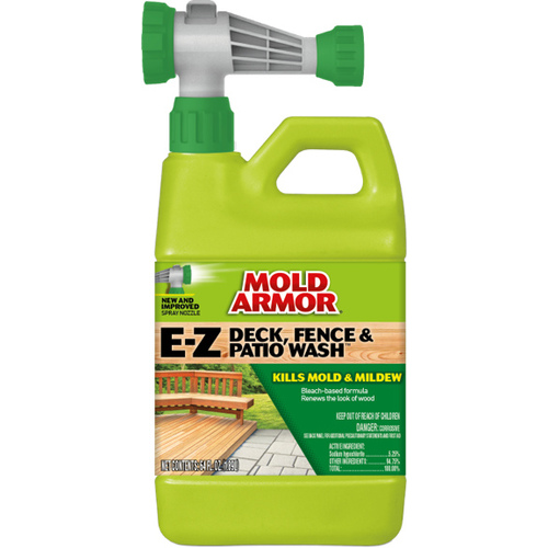 FG51264 Deck and Fence Wash, Liquid, Yellow, 64 oz, Spray Dispenser