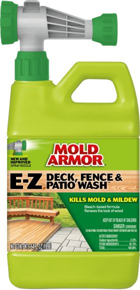 Mold Armor FG512M FG51264 Deck and Fence Wash, Liquid, Yellow, 64 oz, Spray Dispenser