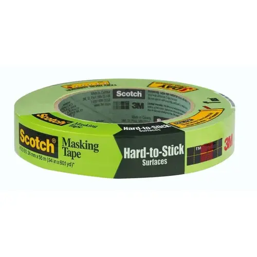 Scotch 2060 Painter's Masking Tape For Hard-to-Stick Surfaces 1" x 60Yd