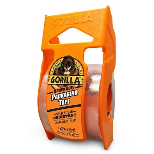 Gorilla Heavy Duty Packaging Tape - 1.88" x 25 Yards Clear