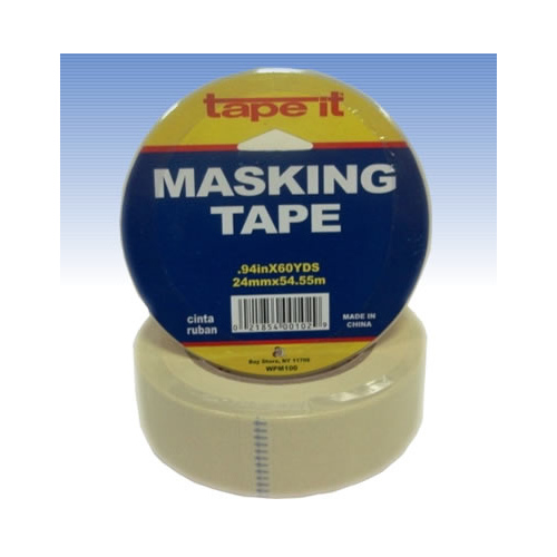 Tape-It, Inc WPM100 Tape-It General Purpose Masking Tape - 1" x 60