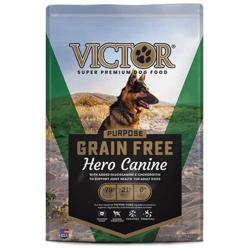 Victor - Mid America Pet Food GF5368 Victor Hero Grain-Free Dry Dog Food - 5#