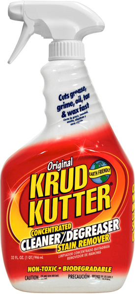 Krud Kutter KK326 Original Concentrated Cleaner/Degreaser/Stain Remover, 1-Qt.