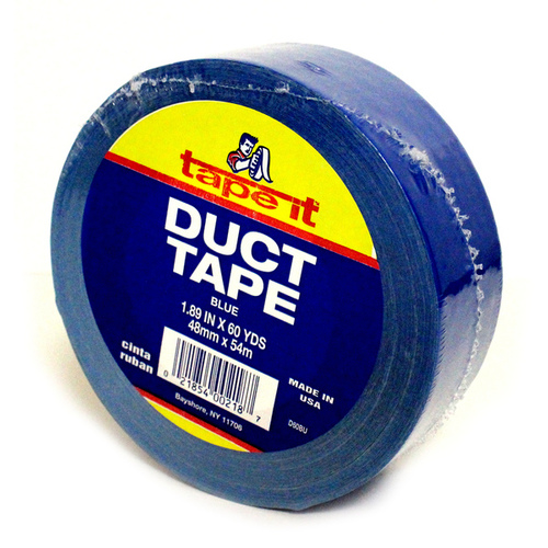 Tape-It Blue Cloth Duct Tape - 2" x 60 Yds