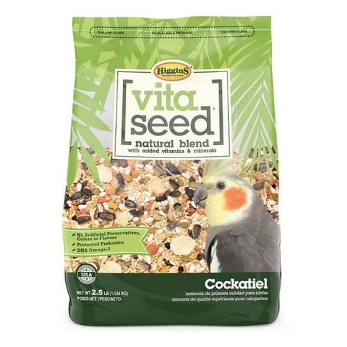 Higgins Premium Pet Foods CT21014 Vita Seed Cockatiel Food - 2.5 lb. Bag