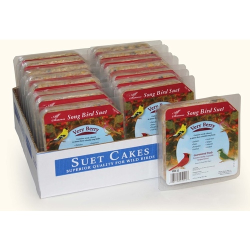 HEATH MANUFACTURING CO DD-22 Heath Outdoors Very Berry Suet Cakes DD-22