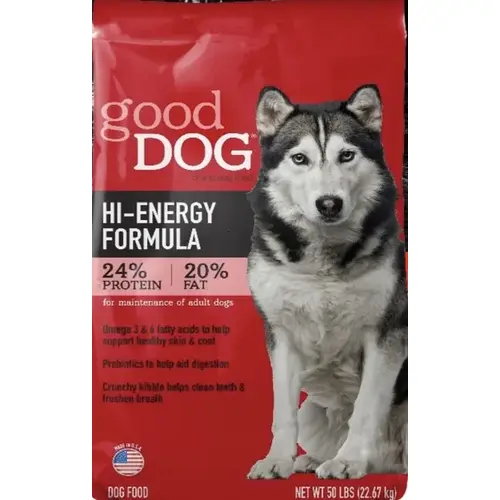 Hi-Tek Rations Inc 24/20 GOOD DOG HIGH ENERGY FORMULA 24-20 50lbs