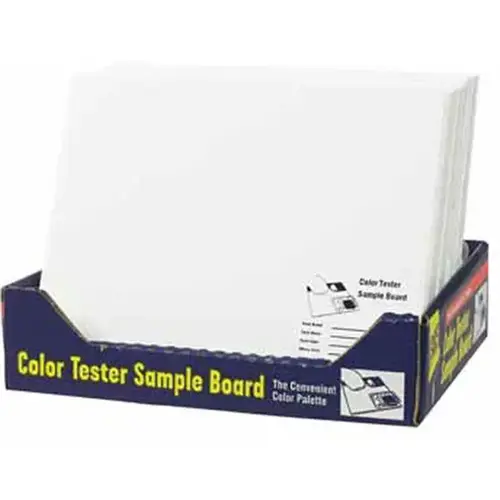 Foam Color Tester Board 12"x10"x1/4" White