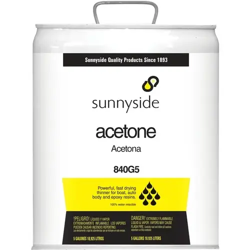 Sunnyside 840G5 Solvent and Thinner Acetone 5 gal