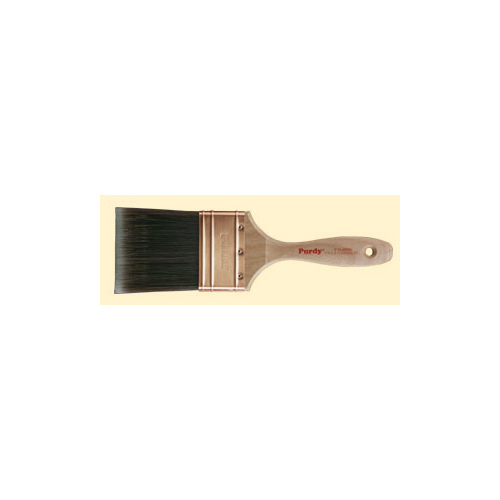 XL Sprig Trim Brush, Nylon/Polyester Bristle, Beaver Tail Handle