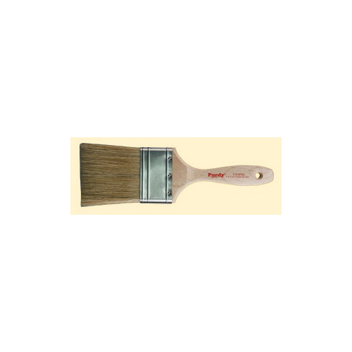 Trim Paint Brush White Bristle Sprig 2-1/2" Soft Flat Tan