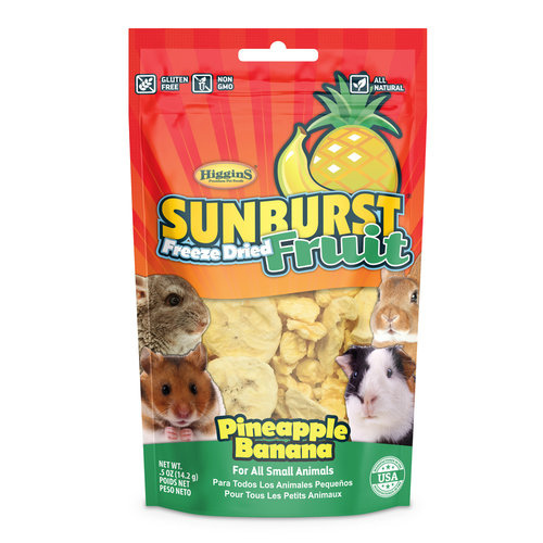 Higgins Premium Pet Foods ST32321 Sunburst Freeze Dried Fruit Pineapple Banana 0.5-oz