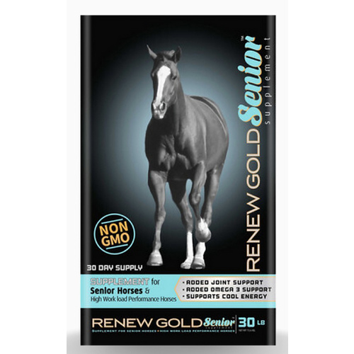 Renew Gold RGS30 Renew Gold Senior - High Performance Equine Nutrition 30-LBS