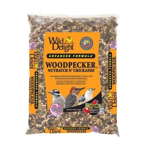 Wild Bird Food Woodpecker, Nuthatch & Chickadee Sunflower Seeds 5 lb