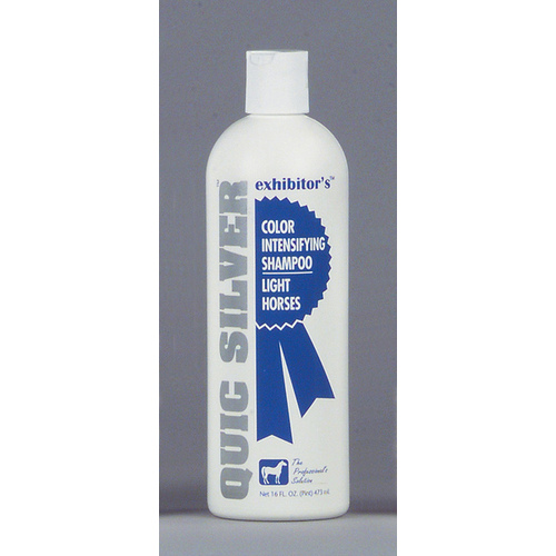 Exhibitor Labs 013-321146 EXHIBITOR LABS QUIC SILVER INTESIFER SHAMPOO FOR HORSES - 16 OZ