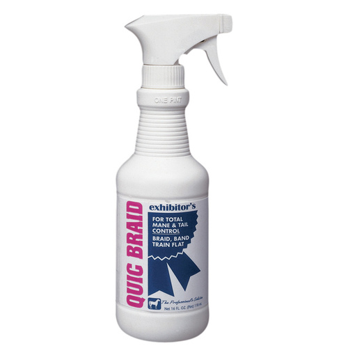 Exhibitor Labs 013-321326 EXHIBITOR LABS QUIC BRAID MANE & TAIL CONTROL FOR HORSES - 16 OZ