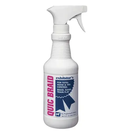 EXHIBITOR LABS QUIC BRAID MANE & TAIL CONTROL FOR HORSES - 16 OZ