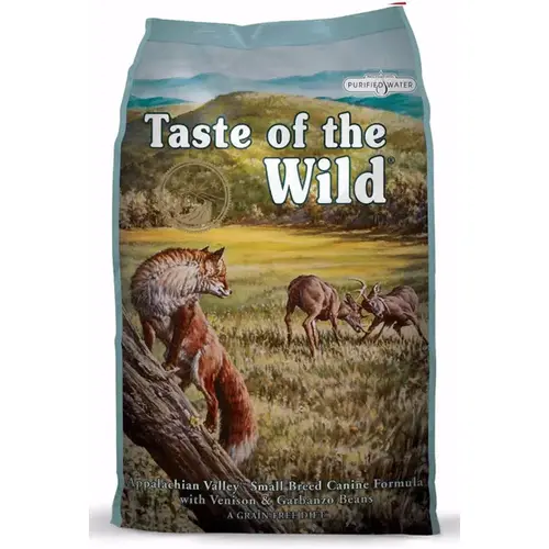 TASTE OF THE WILD APPALACHIAN VALLEY SMALL BREED FORMULA DOG FOOD 32/18 - 5 LB - pack of 6