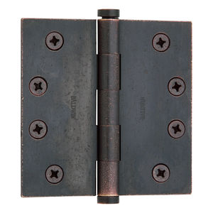 Square Corner Hinge, Distressed Oil Rubbed Bronze
