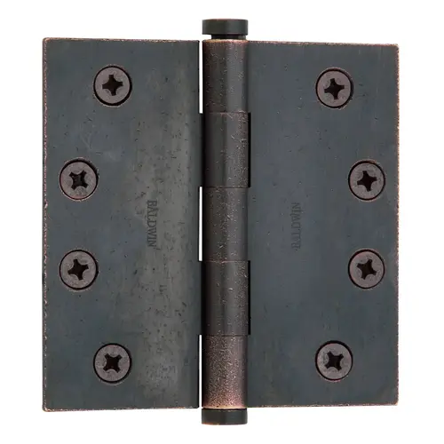 Square Corner Hinge, Distressed Oil Rubbed Bronze