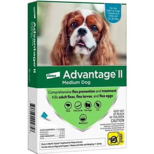 K9 Advantix II 00724089060631 Flea And Tick Prevention & Treatment for Dogs 11-20-Lbs., 2 Doses Pair