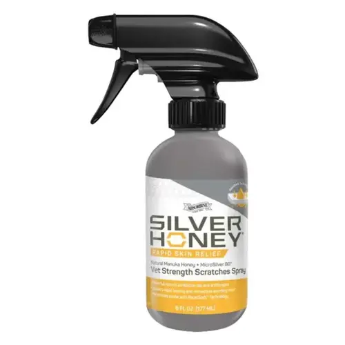 W F YOUNG INC 433050 Silver Honey Rapid Skin Relief Vet Strength Scratches Spray - 6 oz. Spray Bottle
