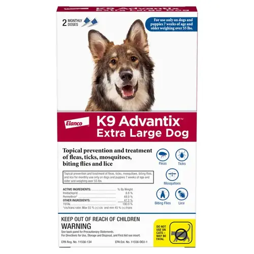 ELANCO US INC 011-90211153 K9 Advantix Extra Large Dog