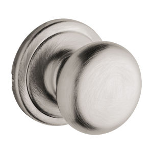 Hancock Passage Door Lock with New Chassis with 6AL Latch and RCS Strike Satin Nickel Finish