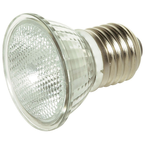 Satco Products Inc. S4625 Halogen Flood Light Bulb with Lens 50-Watt MR16 E26 Clear