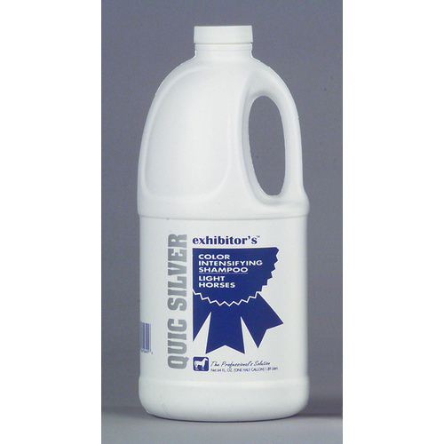 Exhibitor Labs 013-321164 EXHIBITOR LABS QUIC SILVER INTESIFER SHAMPOO FOR HORSES - 64 OZ