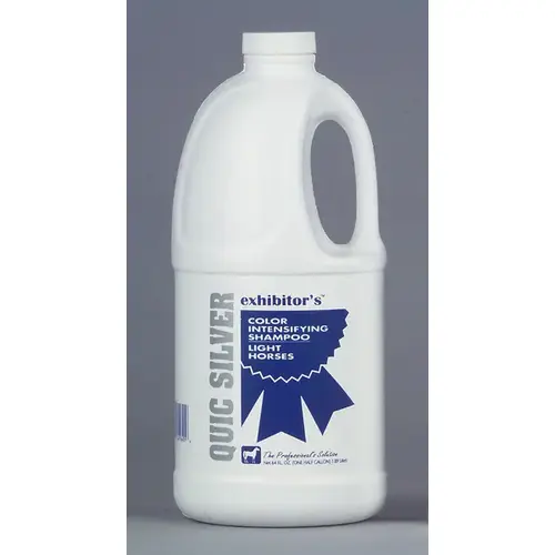 EXHIBITOR LABS QUIC SILVER INTESIFER SHAMPOO FOR HORSES - 64 OZ