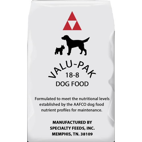 Specialty Feeds, Inc V43184 VALU-PAK 18-8 DOG FOOD - 5O LB