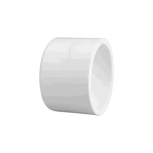 Pipe Cap, 1-1/4 in, Slip, PVC, White, SCH 40 Schedule, 370 psi Pressure