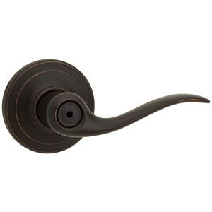 Tustin Privacy Door Lock with 6AL Latch and RCS Strike Venetian Bronze Finish
