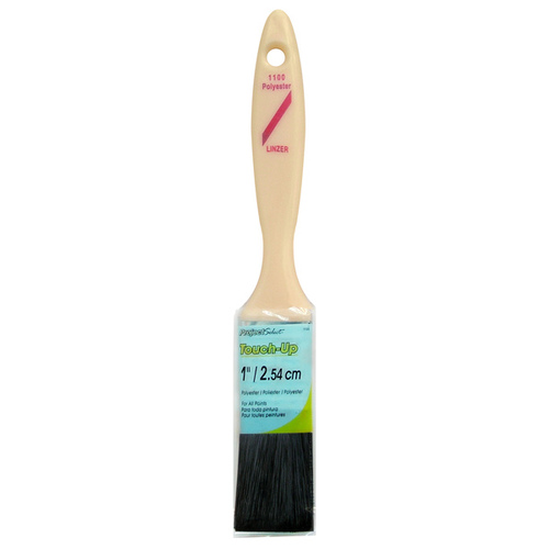 Paint Brush Polyester Filament Flat 1" & Plastic Handle