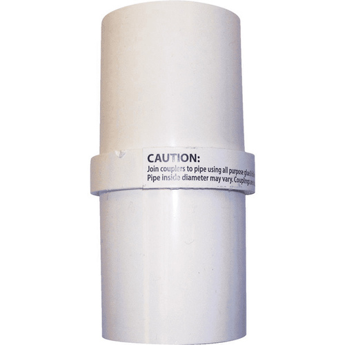 Campbell 45451 Campbell Mfg PVC Inside Couplings 1-1/4" White