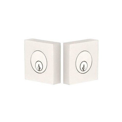 Square Double Cylinder Deadbolt Satin Nickel Finish