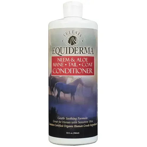 Equiderma 011-100069 NEEM & ALOE CONDITIONER FOR MANE, TAIL AND COAT - 32OZ