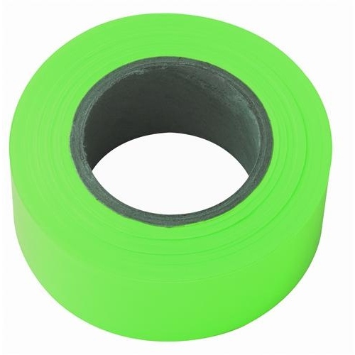 Flagging Tape Strait-Line 150 ft. L X 1-3/16" W PVC Lime Lime